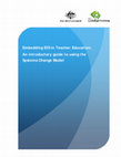 Research paper thumbnail of Embedding EfS in teacher education: an introductory guide to using the systems change model