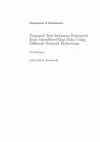 Research paper thumbnail of Prepared Test Instances Extracted from OpenStreetMapData Using Different Network Reductions
