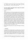 Research paper thumbnail of The value(s) of English as global linguistic capital: A dialogue between linguistic justice and sociolinguistic approaches