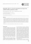 Research paper thumbnail of Orographic effects on convective precipitation and space-time rainfall variability: preliminary results