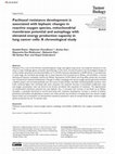 Research paper thumbnail of Paclitaxel resistance development is associated with biphasic changes in reactive oxygen species, mitochondrial membrane potential and autophagy with elevated energy production capacity in lung cancer cells: A chronological study