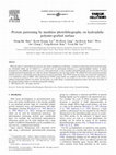 Research paper thumbnail of Protein patterning by maskless photolithography on hydrophilic polymer-grafted surface