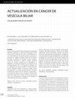 Research paper thumbnail of Actualización en cáncer de vesícula biliar