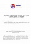 Research paper thumbnail of Se préparer à apprendre à lire et à écrire au CP : l'éveil à l'écriture de mots à la maternelle