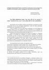 Research paper thumbnail of Las Ideas platónicas como “uno más allá de los muchos” y como “modelos de las cosas” en la crítica del De ideis aristotélico.