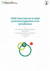 Research paper thumbnail of Child's best interest in child protection legislation of 44 jurisdictions