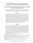 Research paper thumbnail of Seed transmission and pathogenicity of Pestalotiopsis sp. in seedlings of Schinus terebinthifolius Raddi<br>Transmissão de fungos via semente e patogenicidade de Pestalotiopsis sp. em mudas de Schinus terebinthifolius Raddi