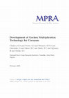 Research paper thumbnail of Development of Gocken Multiplication Technology for Cocoyam