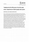 Research paper thumbnail of AUT680914_Lay_Abstract – Supplemental material for 'Suddenly the first fifty years of my life made sense': Experiences of older people with autism