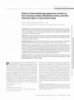 Research paper thumbnail of Effects of Depot Medroxyprogesterone Acetate on Bone Density and Bone Metabolism before and after Peak Bone Mass: A Case-Control Study