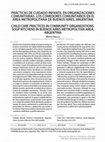 Research paper thumbnail of Child care practices in community organizations: soup kitchens in Buenos Aires metropolitan area, Argentina