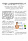 Research paper thumbnail of A modular 6LoWPAN-based wireless sensor body area network for health-monitoring applications