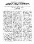 Research paper thumbnail of Fungal Photomorphogenesis: A Basis for the Control of Foliar Diseases Using Photoselective Covering Materials for Greenhouses