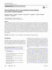 Research paper thumbnail of Early manifestation of arm-leg coordination during stepping on a surface in human neonates