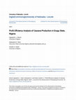 Research paper thumbnail of Profit Efficiency Analysis of Cassava Production in Enugu State, Nigeria