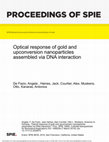 Research paper thumbnail of Optical response of gold and upconversion nanoparticles assembled via DNA interaction