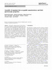 Research paper thumbnail of Assembly of quantum dots on peptide nanostructures and their spectroscopic properties