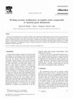 Research paper thumbnail of Probing acoustic nonlinearity on lengths scales comparable to material grain dimensions