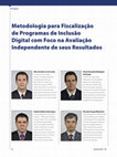 Research paper thumbnail of Metodologia para Fiscalização de Programas de Inclusão Digital com Foco na Avaliação Independente de seus Resultados