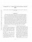 Research paper thumbnail of Probing the M-sigma Relation in the Non-Local Universe Using Red QSOs