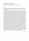 Research paper thumbnail of Chronica Tertullianea et Cyprianea 2020, No. 49 (rf. Dell’Isola, Maria, “Fasts Will Merit From God the Recognition of Mysteries” (Tert. ieiun. 7, 6): On the Relationship Between Fasting and Prophecy in Early Christianity — Adamantius, 25, 2019, pp. 436-444).