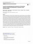 Research paper thumbnail of Long-term neurodevelopmental consequences of intrauterine exposure to lithium and antipsychotics: a systematic review and meta-analysis