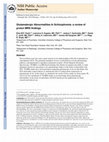 Research paper thumbnail of Glutamatergic abnormalities in schizophrenia: A review of proton MRS findings