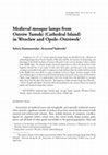 Research paper thumbnail of Medieval mosque lamps from Ostrów Tumski (Cathedral Island) in Wrocław and Opole–Ostrówek