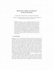 Research paper thumbnail of Behavioral Conflict and Fairness in Social Networks