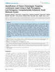 Research paper thumbnail of Identification of Potent Chemotypes Targeting Leishmania major Using a High-Throughput, Low-Stringency, Computationally Enhanced, Small Molecule Screen