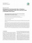 Research paper thumbnail of Development of Oral Dissolvable Films of Diclofenac Sodium for Osteoarthritis Using Albizia and Khaya Gums as Hydrophilic Film Formers