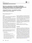 Research paper thumbnail of Risk factors and predictors of mortality of candidaemia among critically ill patients: role of antifungal prophylaxis in its development and in selection of non-albicans species