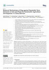 Research paper thumbnail of Removal Mechanisms of Slag against Potentially Toxic Elements in Soil and Plants for Sustainable Agriculture Development: A Critical Review