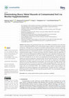 Research paper thumbnail of Diminishing Heavy Metal Hazards of Contaminated Soil via Biochar Supplementation