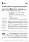 Research paper thumbnail of Biochar Enriched with Buffalo Slurry Improved Soil Nitrogen and Carbon Dynamics, Nutrient Uptake and Growth Attributes of Wheat by Reducing Leaching Losses of Nutrients