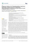 Research paper thumbnail of Exogenous Caffeine (1,3,7-Trimethylxanthine) Application Diminishes Cadmium Toxicity by Modulating Physio-Biochemical Attributes and Improving the Growth of Spinach (Spinacia oleracea L.)