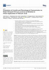 Research paper thumbnail of Promotion of Growth and Physiological Characteristics in Water-Stressed Triticum aestivum in Relation to Foliar-Application of Salicylic Acid