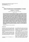 Research paper thumbnail of Uses of mushrooms in bioremediation: A review