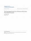 Research paper thumbnail of The Septuagintal Isaian use of nuomuosigma in the Lukan presentation narrative