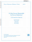 Research paper thumbnail of Poverty Reduction and Economic Management Network Poverty Reduction and Equity Department