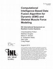 Research paper thumbnail of Computational intelligence based data fusion algorithm for dynamic sEMG and skeletal muscle force modelling