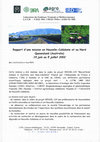 Research paper thumbnail of Rapport d'une mission en Nouvelle-Calédonie et au Nord Queensland (Australie). Du 19 juin au 5 juillet 2002