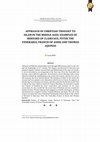 Research paper thumbnail of Approach of Christian Thought to Islam in the Middle Ages: Examples of Bernard of Clairvaux, Peter the Venerable, Francis of Assisi and Thomas Aquinas