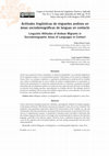 Research paper thumbnail of Actitudes lingüísticas de migrantes andinos en áreas sociodemográficas de lenguas en contacto