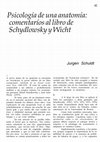 Research paper thumbnail of Psicología de una anatomía: comentarios al libro de Schydlowsky y Wicht