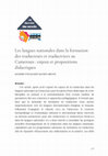 Research paper thumbnail of Les langues nationales dans la formation des traducteurs et traductrices au Cameroun : enjeux et propositions didactiques