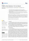 Research paper thumbnail of Cognitive Status Epilepticus: Two Case Reports