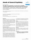 Research paper thumbnail of The effect of oxcarbazepine on corticomotor excitability: correlation with plasma levels of the parent drug and metabolites