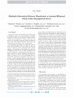 Research paper thumbnail of Multiple Subcortical Infarcts Manifested as Isolated Bilateral Palsy of the Hypoglossal Nerve