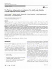 Research paper thumbnail of The Parkinson fatigue scale: an evaluation of its validity and reliability in Greek Parkinson’s disease patients